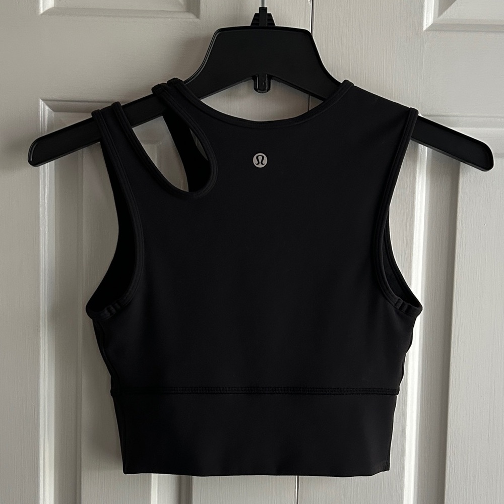 Lululemon Mastered Motion Crop Tank Size 2 Black